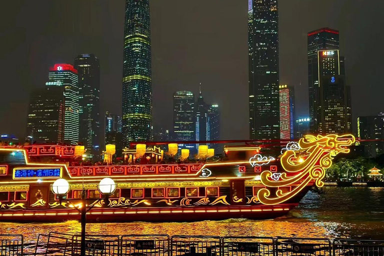 Guangzhou : Croisière nocturne sur la rivière des Perles et découverte de la ville