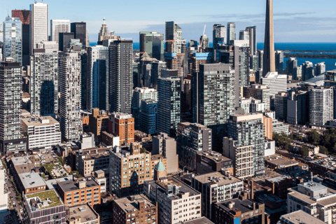 Toronto: tour guiado por la ciudad de 2 horas en autobús con opción de cruceroTour de la ciudad de Toronto de 2 horas con crucero en barco