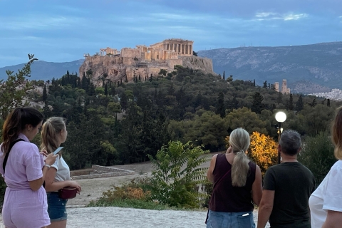 Atenas: tour nocturno de 2 horas en bicicleta eléctrica