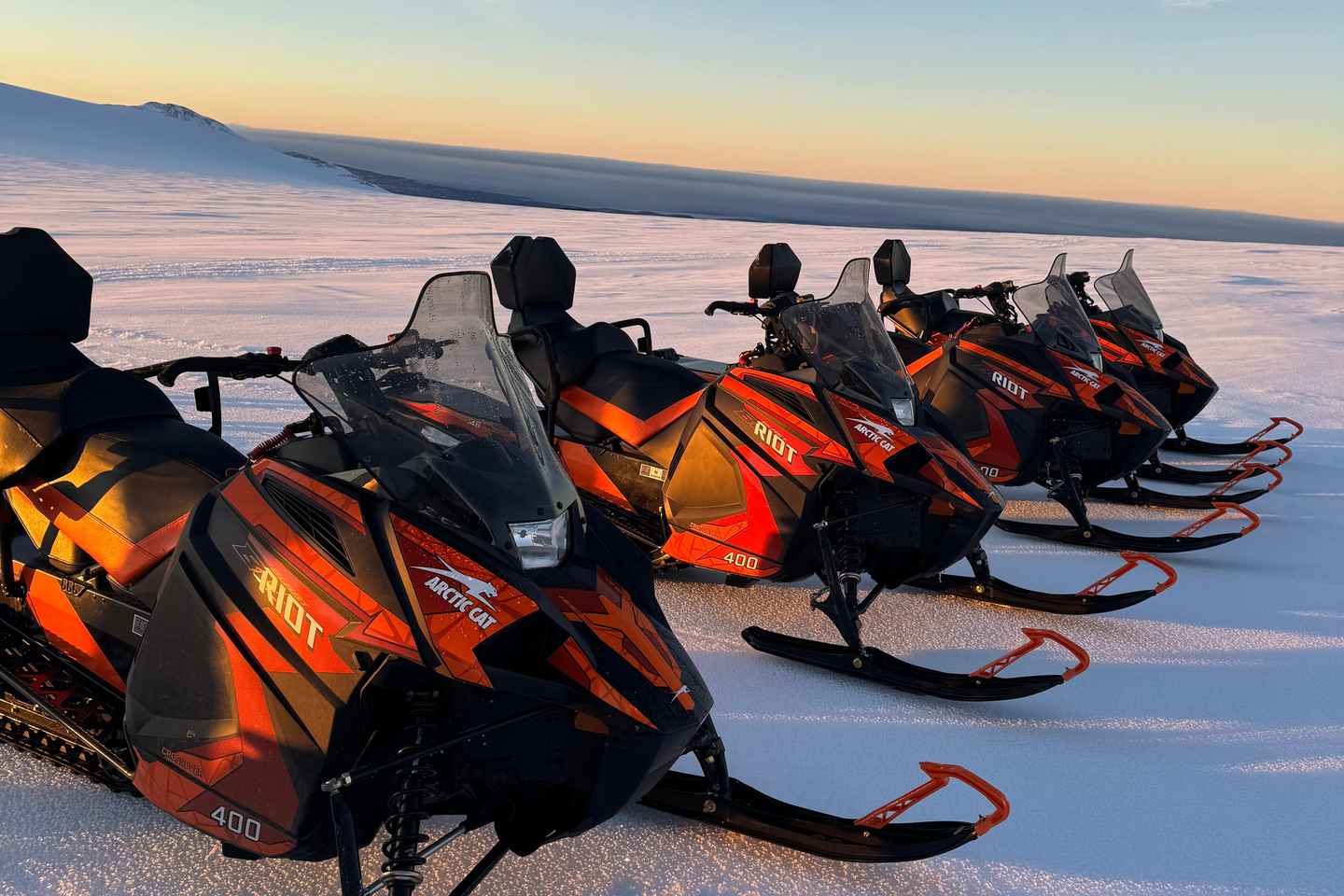 From Husafell: Langjokull Glacier Snowmobile Tour