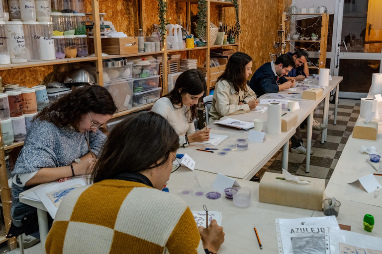 Lisbon Tile Painting Workshop – Create Your Own Azulejo