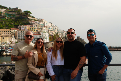 Amalfi, Pompeii, Positano Day Trip with Limoncelo From Rome From Rome:Amalfi, Pompeii & Positano Day Trip with Limoncelo