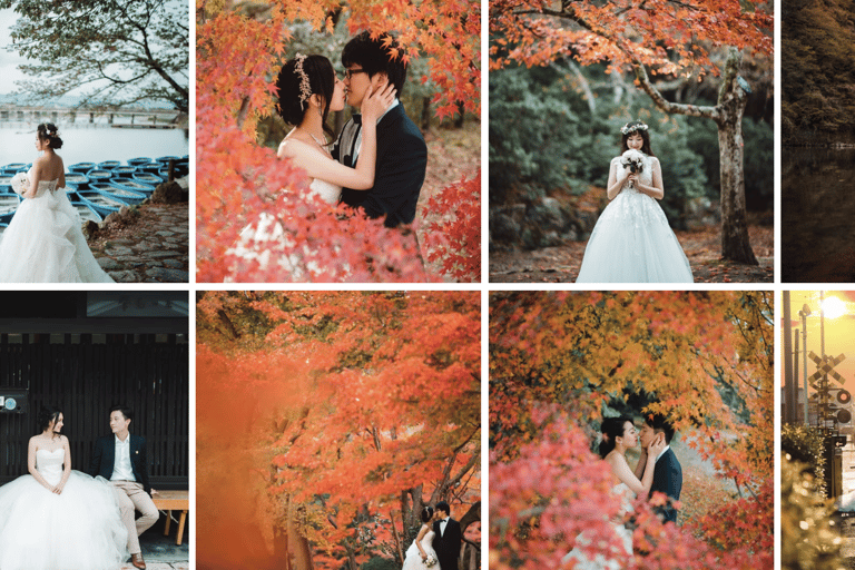 Kyoto et Nara : visite photographique de mariage avec 3 sites pittoresquesKyoto et Nara : circuit photo de mariage avec 3 sites pittoresques