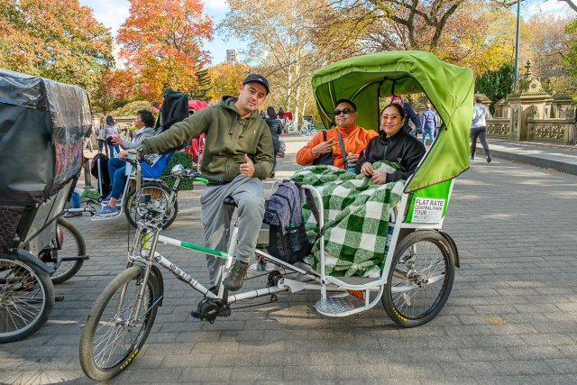 Ciudad de Nueva York: Visita guiada en bicitaxi por Central Park