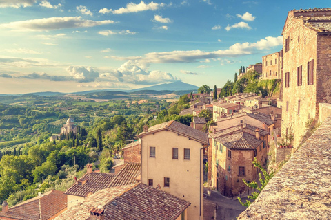 From Siena: Best of Tuscany Wines & Lunch in Montepulciano ENG/SPA/ITA Small Group Tour Option