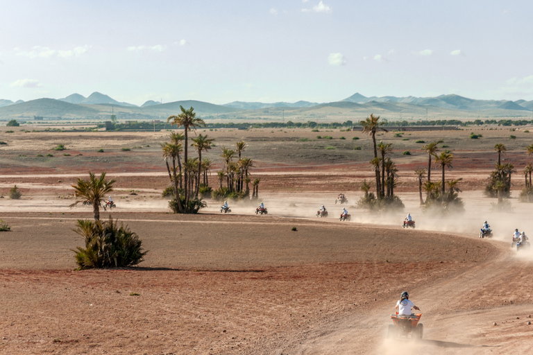 Marrakech: Passeio de Quadriciclo no Deserto de Jbilets com Palm Grove e Piscina