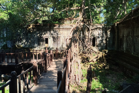 Viagem privada de um dia para Banteay Srei, Beng Mealea e Rolous