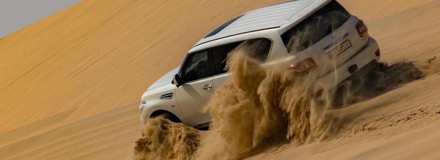 Safari privé dans le désert de Doha, mer intérieure, planche à voile