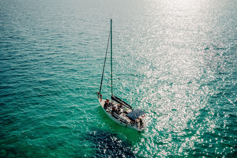 From can Pastilla : Sailing boat trip with Food &amp; Drinks