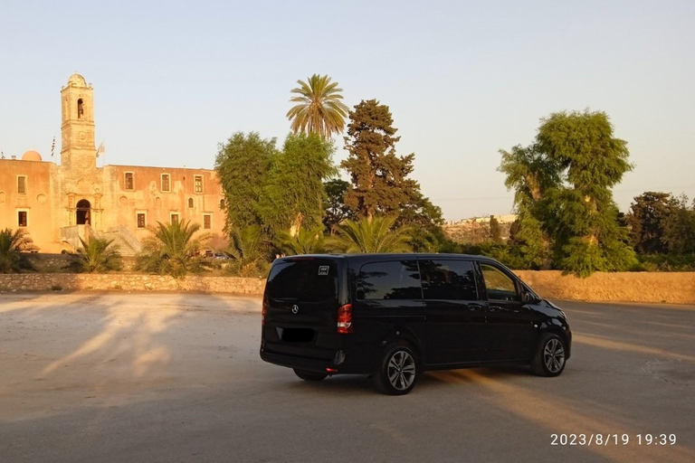 Crete: Private Transfer to/from Ports & Airports by Mercedes One-Way Transfer between Chania/Heraklion & South Rethymno