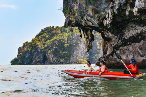 Phuket: James Bond Island Longtailbåt och båttur med havskanoter