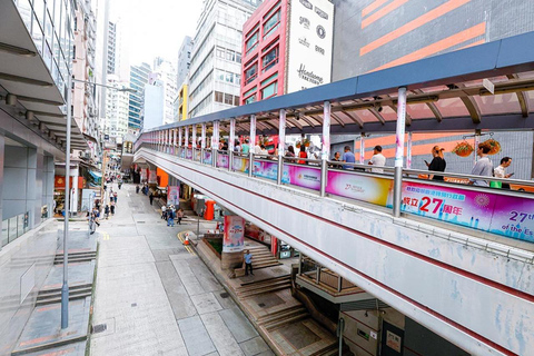 Hong Kong: Night Walking Tour, Tram Ride, & Victoria Peak