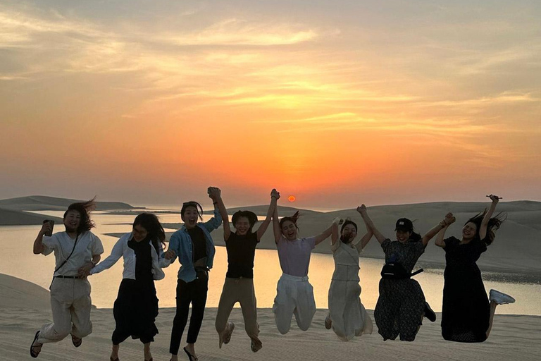 Doha: Sunrise Desert Safari to Inland Sea with Camel Ride