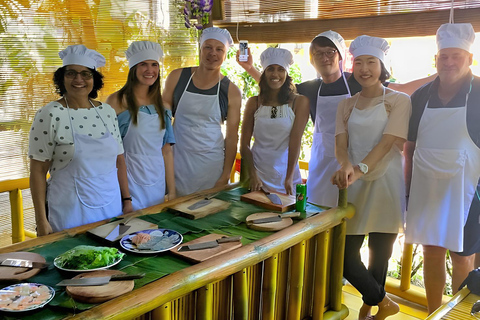 Hoi An: Tour en barco con cestas y clase de cocinaHoi An: Tour en Barco de Cestas con Fabricación de Linternas y Clase de Cocina