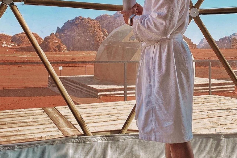 VIP 2-Day Private Petra, Wadi Rum & Dead Sea ( Martian ) bubble luxury Tent 5 star suncity camp