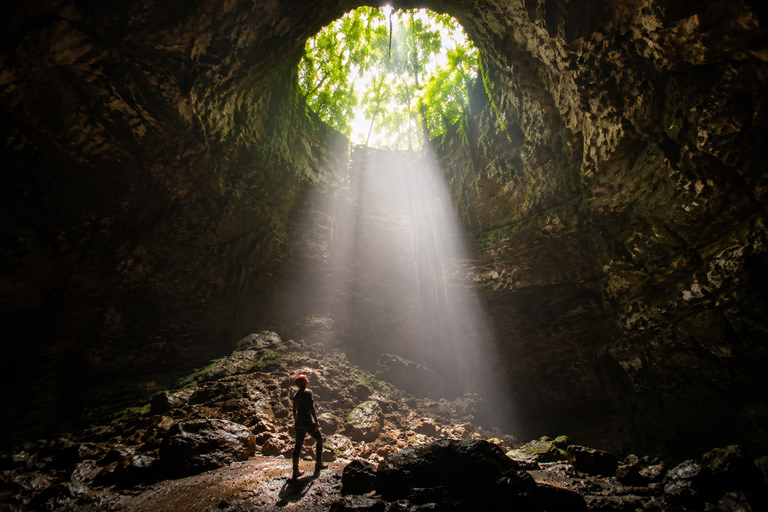 Yogyakarta: Jomblang & Pindul Caves Tour with Sunset Beach Jomblang & Pindul Caves sharing Tour ticket exclude