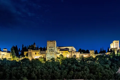 Alhambra : visite guidée nocturne des palais nasrides sans billets