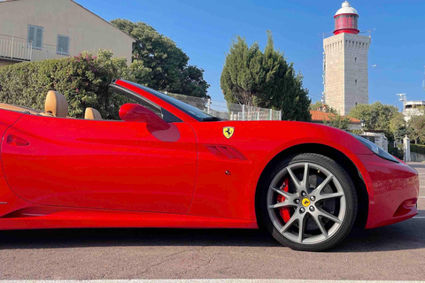 Cannes: private Ferrari Big Tour nach Juan Les Pins und Antibes