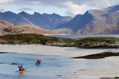 Desde Tromsø: Excursión en kayak de mar en Sommarøy con traslado