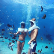Boracay: Island Hopping with Buffet Lunch & Helmet Diving Boracay: Island Hopping with Buffet Lunch & Helmet Diving