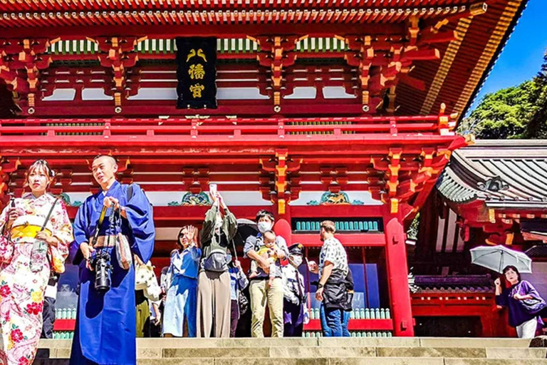 Sacred Kamakura & Yokohama Full-Day Tour with English Guide Kamakura & Yokohama Private Tour With Toyota Welfare Alphad