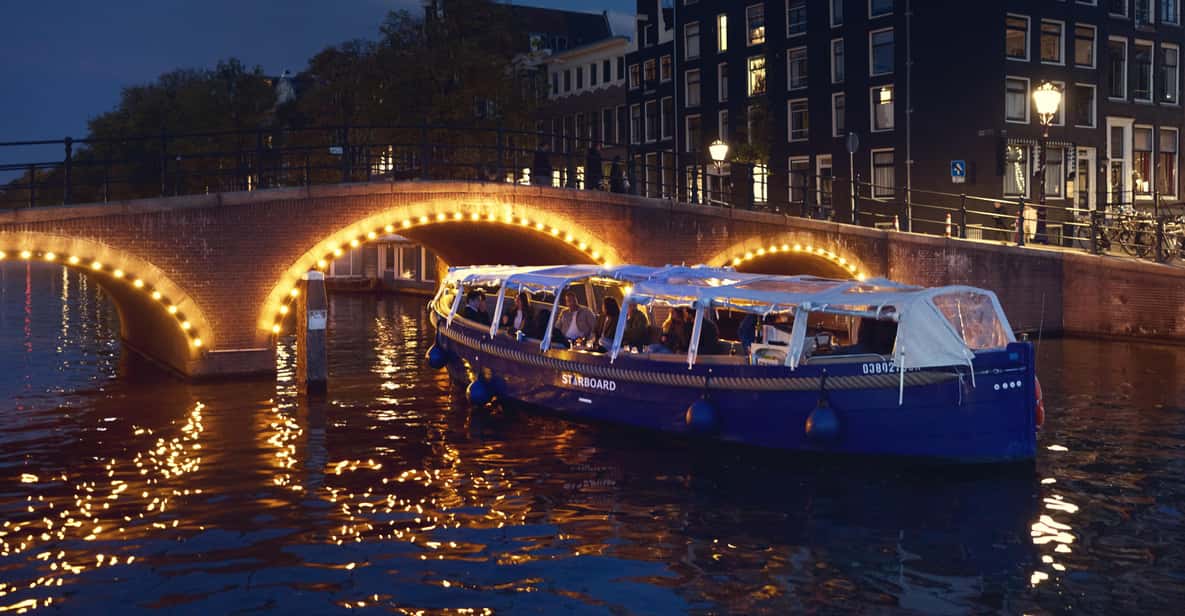 Afbeelding 9 van Amsterdam: avondrondvaart bij kaarslicht met wijn en kaas