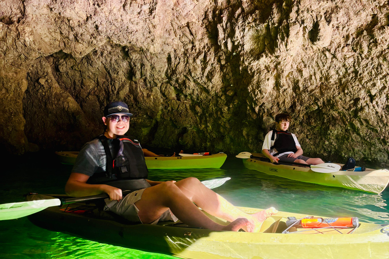 Willow Beach: Half-Day Emerald Cave Kayak Tour- 3 Caves in 1 Early Bird Special: Half-Day Emerald Cave Kayak Tour