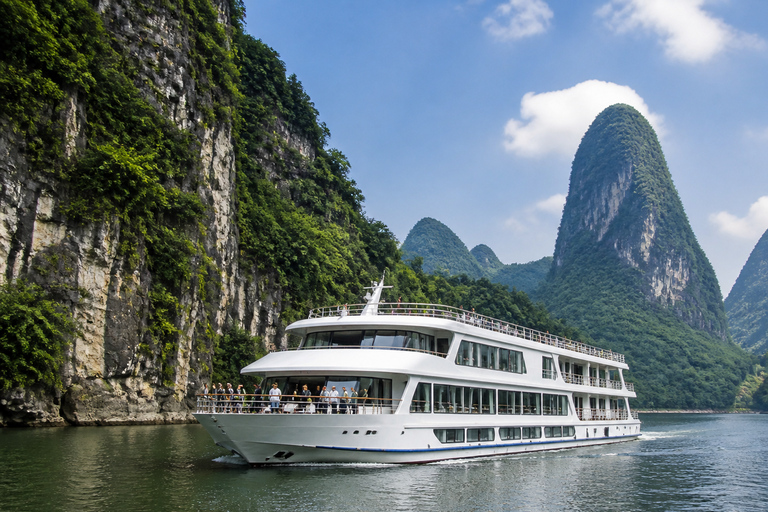 Guilin: Li River Cruise to Yangshuo with Optional Cave Tour 4-Star Cruise Ticket + Lunch + Pickup