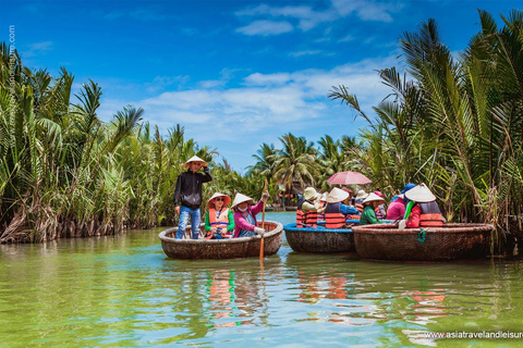 Jungle des noix de coco - ville de Hoi An - tour en bateau et lâcher de lanternes