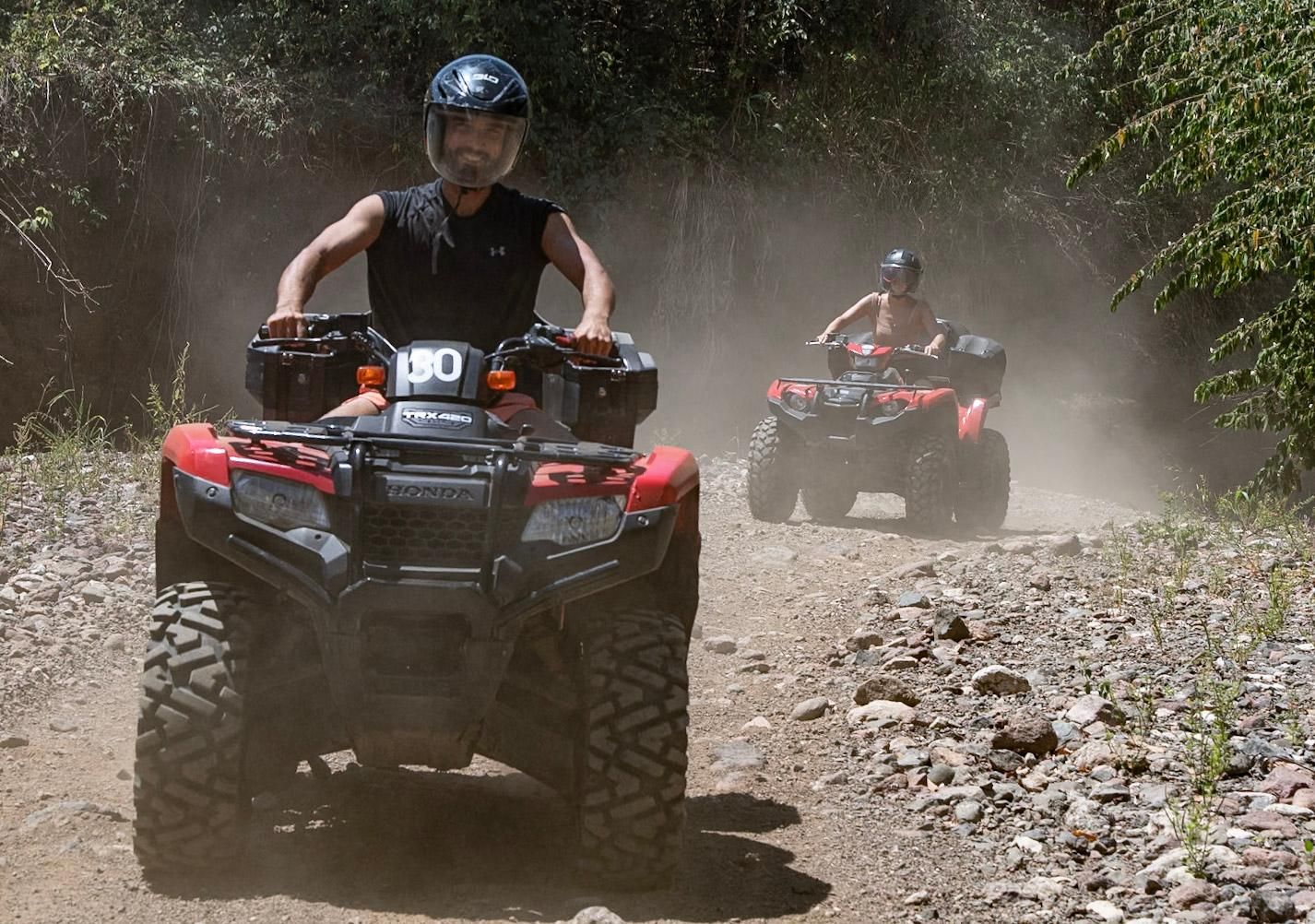 Jaco: 2-stündige Quad-Tour und 2-stündiges Zipline-Erlebnis