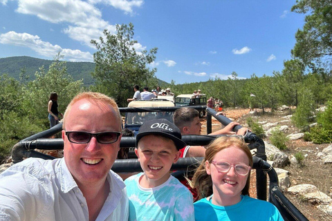 Bodrum: Off-Road Jeep Safari Tour with Lunch and Swimming Jeep Safari with Pickup from Bodrum Center Hotels