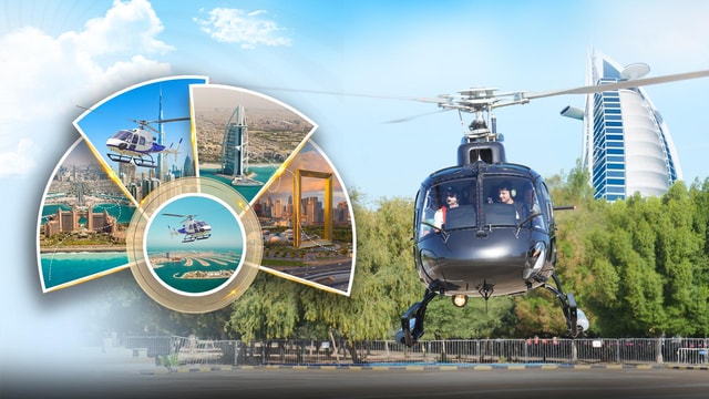 Dubai: 12-Minute City Highlights from Above Helicopter Tour