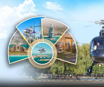 Dubai: 12-Minute City Highlights from Above Helicopter Tour