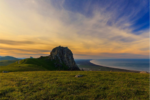 Baku: Pink Lake, Candy Cane & Besh Barmag m. Private Tour