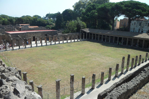 Transfer from Naples to Sorrento with stop in PompeiiTransfer från Neapel till Sorrento med stopp i Pompeji