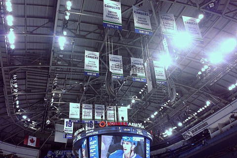 Vancouver: Vancouver Canucks Ice Hockey Game Ticket Upper Sideline
