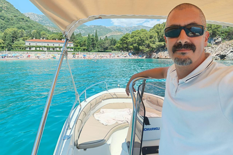 Budva Riviera Speedboat Tour (group tour,2h) Budva Riviera boat tour