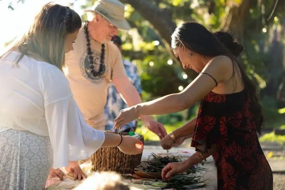 Honolulu: Luau auf dem Nutridge Estate mit Kultur-Workshops
