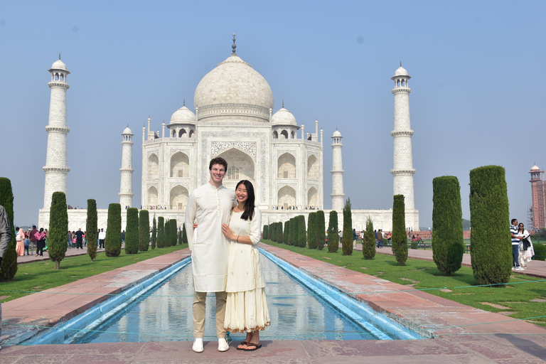 Vanuit Delhi: Taj Mahal Zonsopgang Tour met Olifant SOS