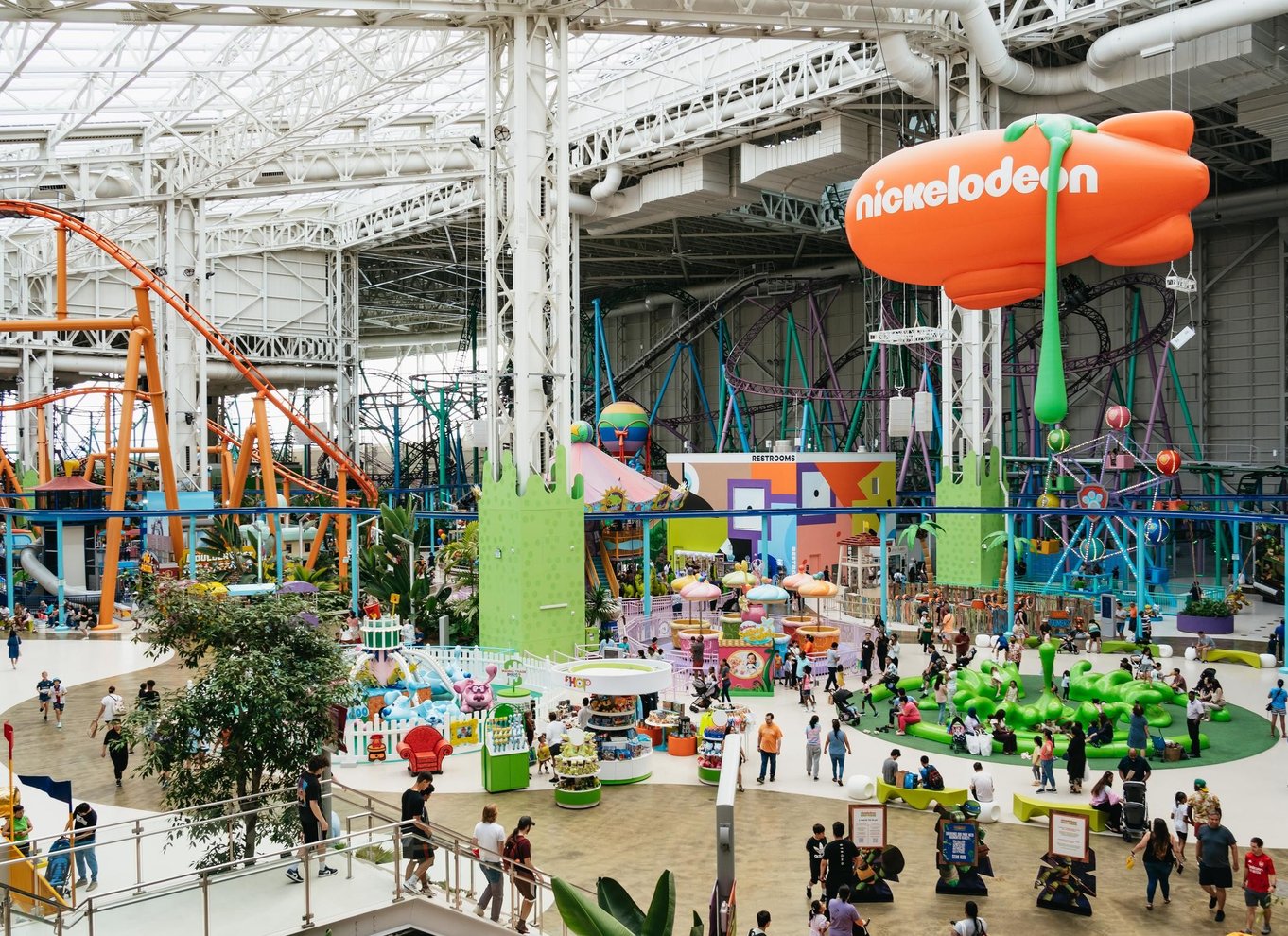 Nickelodeon Universe -- the largest indoor theme park in North America --  opens this week