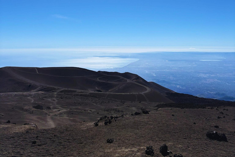 Trek to the summit of Mount Etna (3,350 m) with drone video etna summit craters hike
