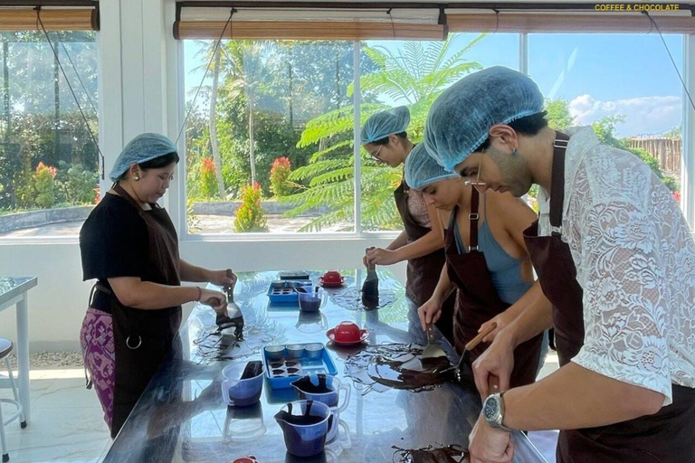 Ubud: Kakaoplantage erkunden, Schokolade herstellen und verkostenErkunden, Herstellen und Verkosten von Schokolade (Treffpunkt vor Ort)