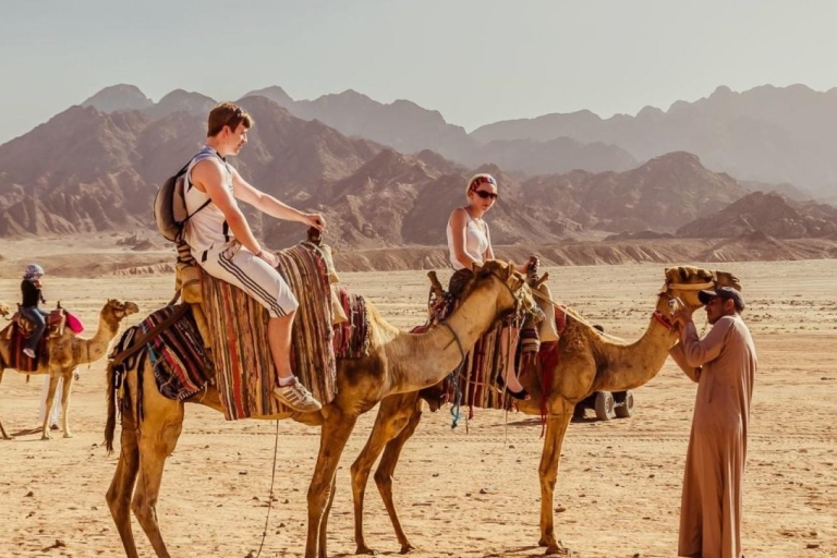 Ab Hurghada: Quad-Safari bei Sonnenuntergang und Kamelritt
