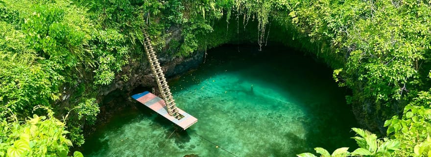 Adventour Samoa : Vers la fosse de Sua/le trou de baignade