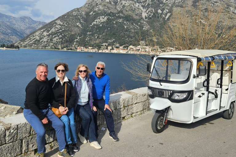Kotor: eTukTuk Tour with Prčanj, Tivat, and Trojica Hill