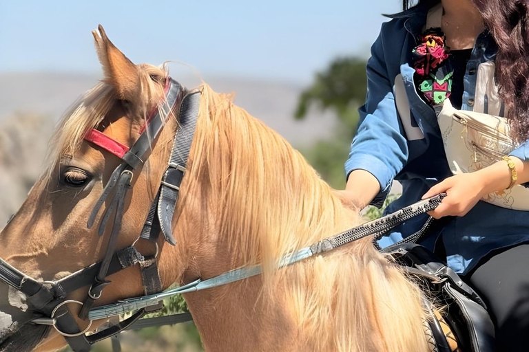 Cappadocia Horseback Ride & Turkish Hammam Relaxation Combo 2 Hours Daytime Horse Riding & Pir-u Pak Hamam Package