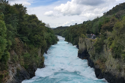 Wycieczki Rotorua i Taupo:, odwiedź naturalne gorące źródła i gejzeryWycieczki Rotorua i Taupo Parki gejzerów, jaskinie Waitomo, Hobbiton