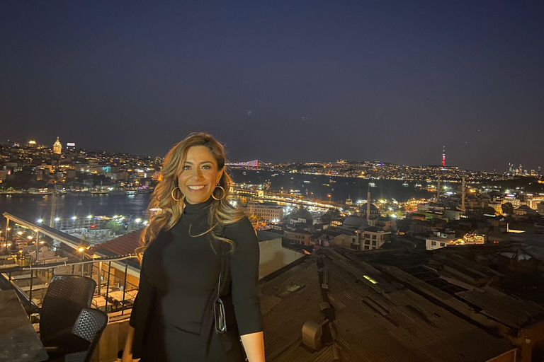 Istanbul: Avondje Turks eten en Rooftop Experience