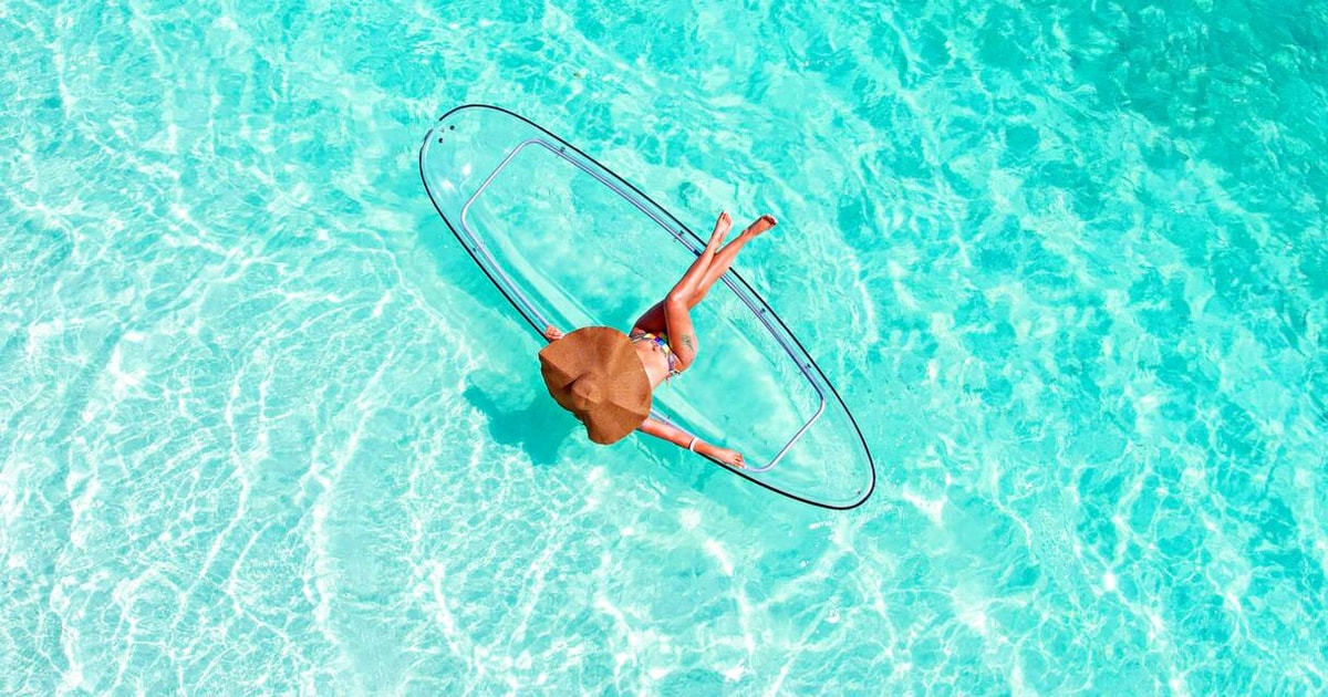 Kendwa Kayak Transparent OR Water bike (30 minutes) GetYourGuide