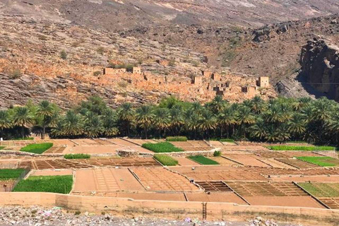 Tagestour nach Jabal Shams, Wadi Nakhar, Misfat Al Abriyeen